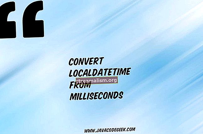 Konverter tid til millisekunder i Java